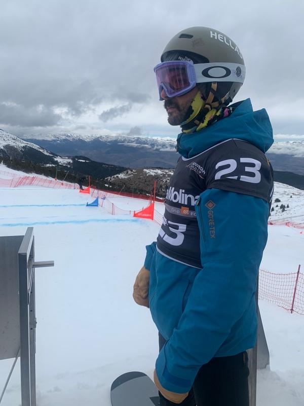 Στο Παγκόσμιο Κύπελλο Para Snowboard o Κωνσταντίνος Πετράκης