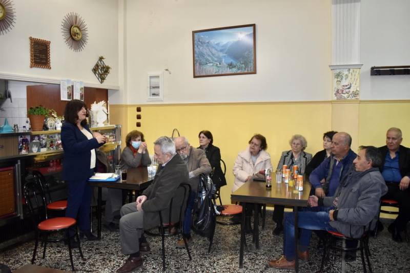 Στους Γεωργιανούς περιόδευσε η υποψήφια βουλευτής του ΣΥΡΙΖΑ Φρόσω Καρασαρλίδου