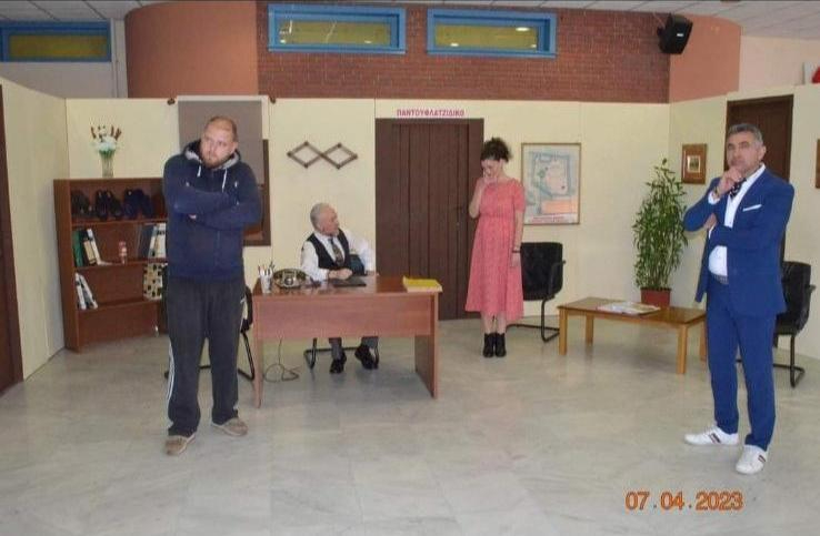 Εντατικές πρόβες για την θεατρική παράσταση «Το στραβόξυλον»
