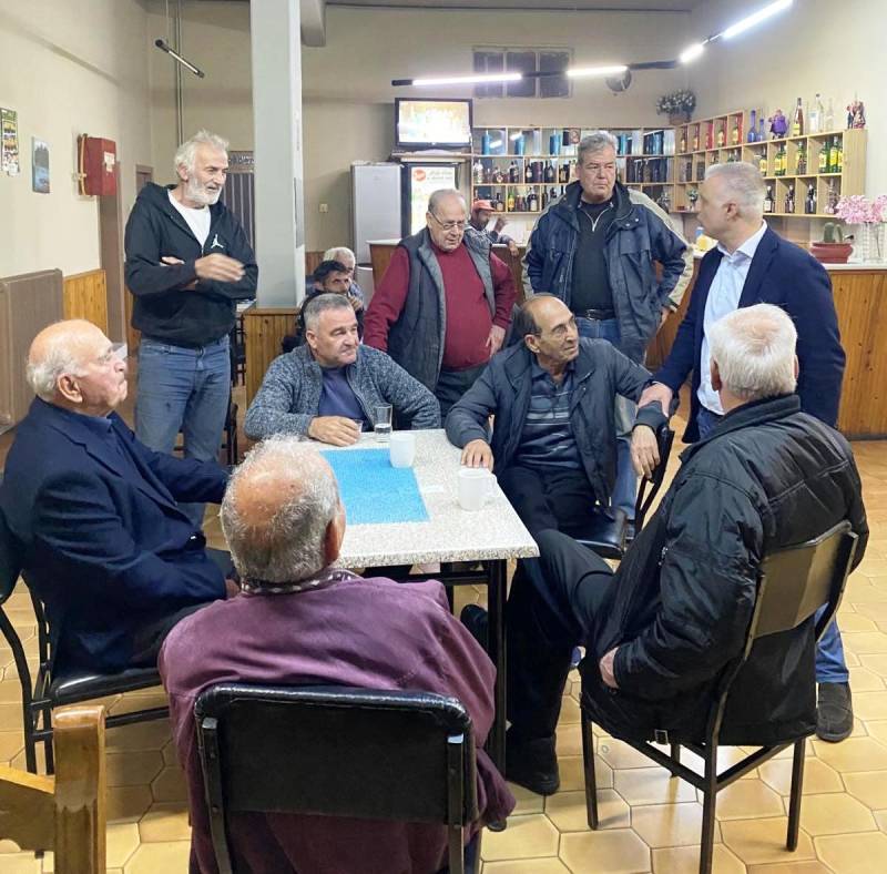 Σε φουλ ρυθμούς συνεχίζει τις προεκλογικές επισκέψεις του ο Λάζαρος Τσαβδαρίδης