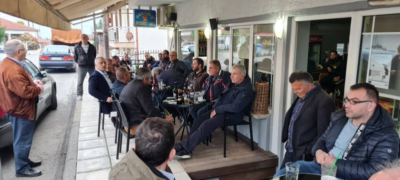 Επίσκεψη Τσαβδαρίδη σε χωριά της δημοτικής ενότητας Ανθεμίων του Δήμου της Νάουσας