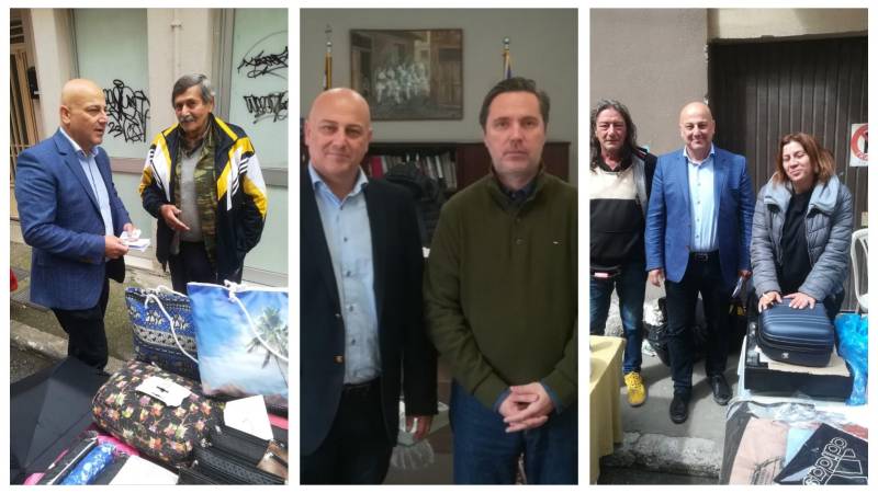 Στη Νάουσα περιόδευσε ο υποψήφιος βουλευτής Βασίλης Κοτίδης