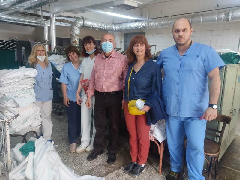 Η υποψήφια βουλευτής Βαρβάρα Σαράντη στο πλευρό των εργαζομένων στο ΕΣΥ