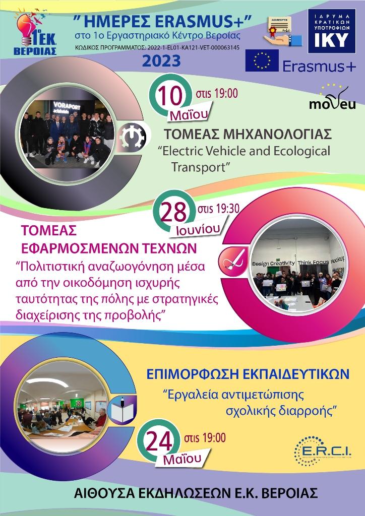 Ημέρες Erasmus+ στο 1ο Εργαστηριακό Κέντρο Βέροιας