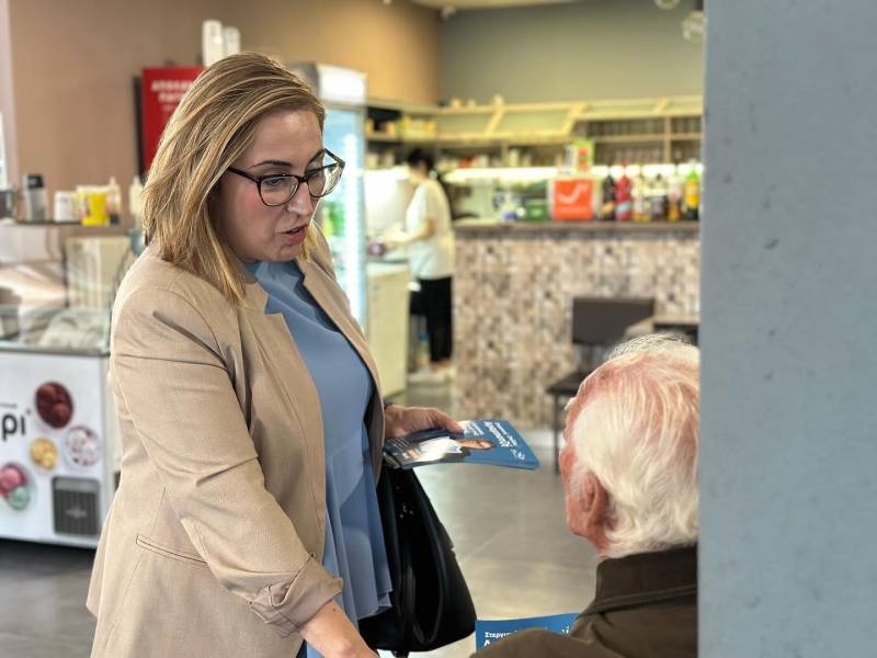 Σε Μακροχώρι, Αγία Μαρίνα και Άγιο Γεώργιο περιόδευσε η Στέλλα Αραμπατζή