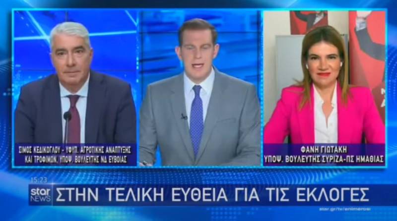 Στο μεσημεριανό δελτίο ειδήσεων του Star Channel η Φανή Γιωτάκη