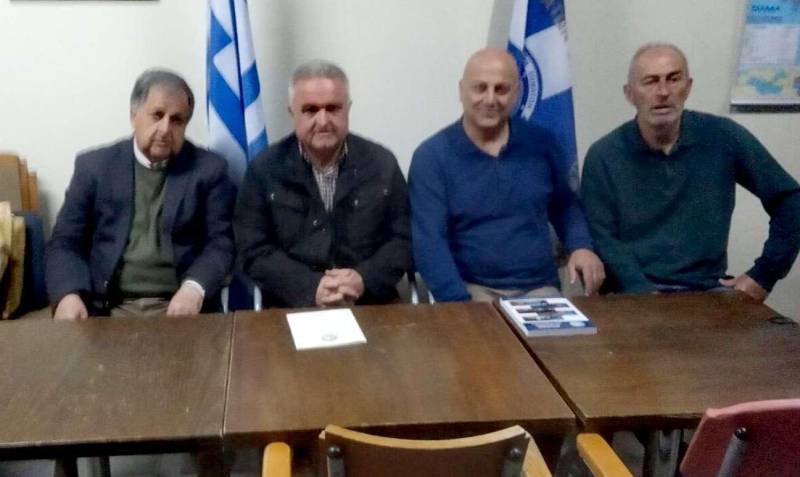 Συνάντηση του υποψηφίου βουλευτή Βασίλη Κοτίδη με την Ένωση Αποστράτων Σωμάτων Ασφαλείας