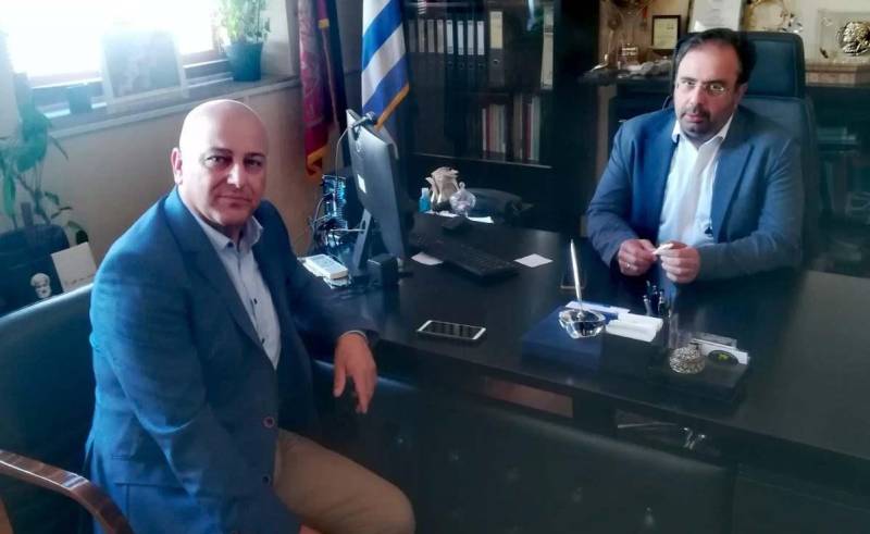 Με τον δήμαρχο Βέροιας συναντήθηκε ο υποψήφιος βουλευτής Βασίλης Κοτίδης