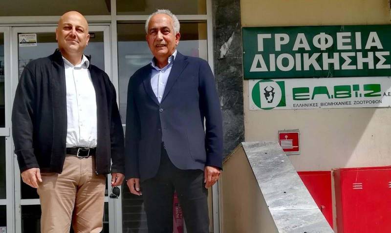 Επίσκεψη του υποψηφίου βουλευτή Βασίλη Κοτίδη σε παραγωγικές μονάδες