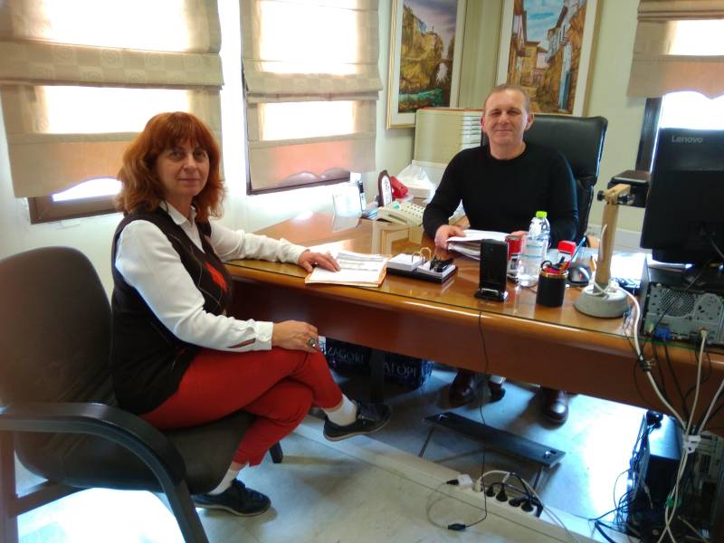 Βαρβάρα Σαράντη: Επίσκεψη στον ΕΦΚΑ και συζήτηση για την λειτουργία και τα προβλήματα
