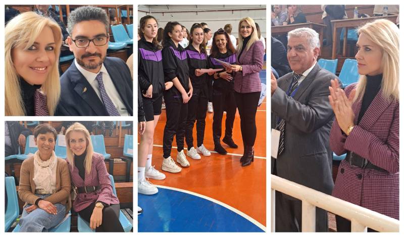 Η Λινα Τουπεκτσή στο Final Four Πετοσφαίρισης Λυκείων Ελλάδας και Κύπρου
