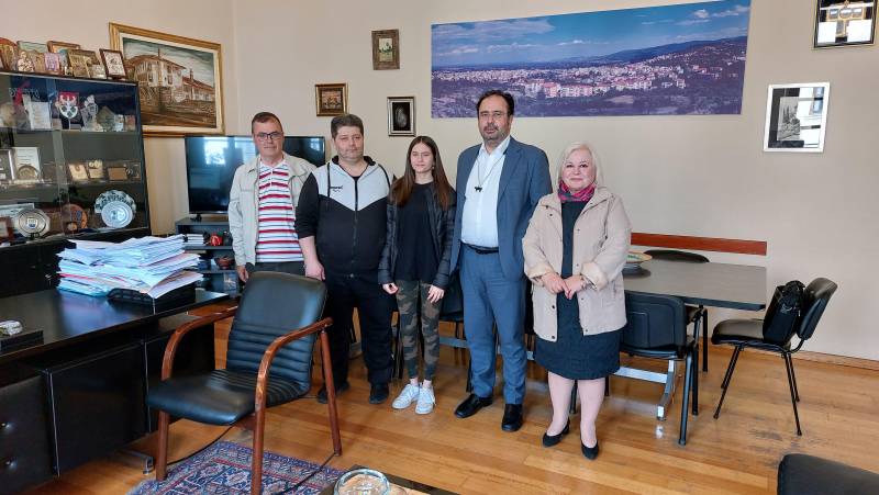 Την αθλήτρια του Καράτε Μαρία – Ζωή Κωνσταντή – Δημητριάδου υποδέχθηκε ο Δήμαρχος Βέροιας