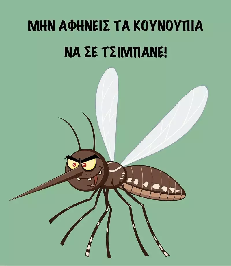 Ενημερωτικό υλικό για την προστασία από τα κουνούπια