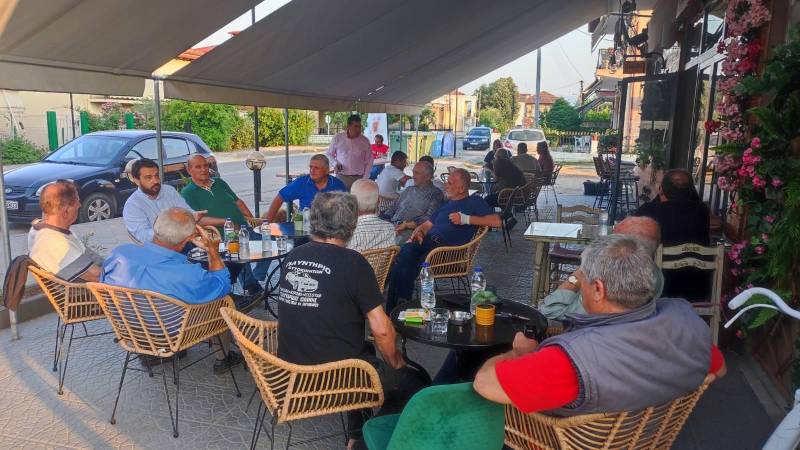 Στον δήμο Νάουσας περιόδευσε ο Τάσος Μπαρτζώκας