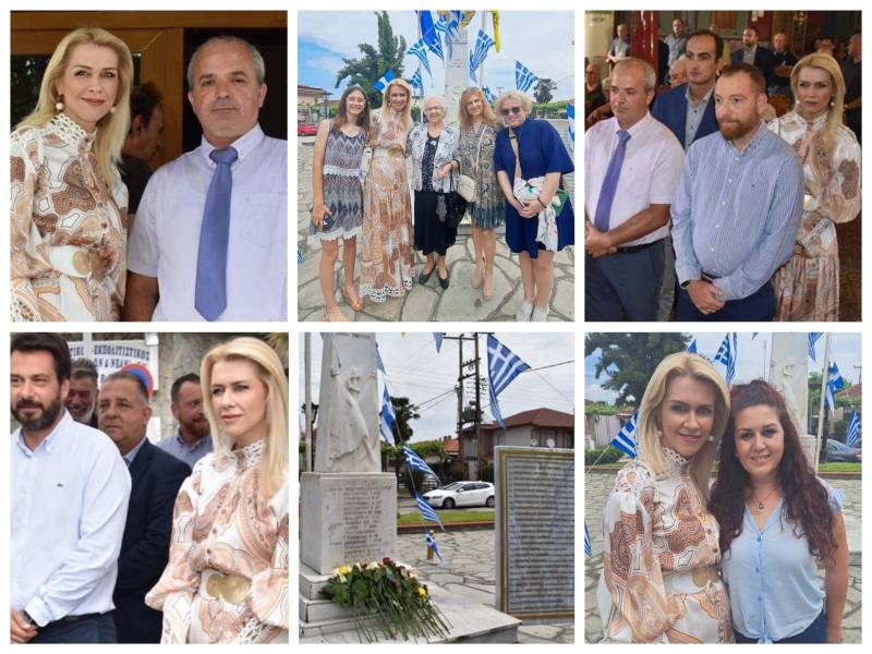 Στις εκδηλώσεις τιμής και μνήμης στον Λουτρό η Λίνα Τουπεκτσή