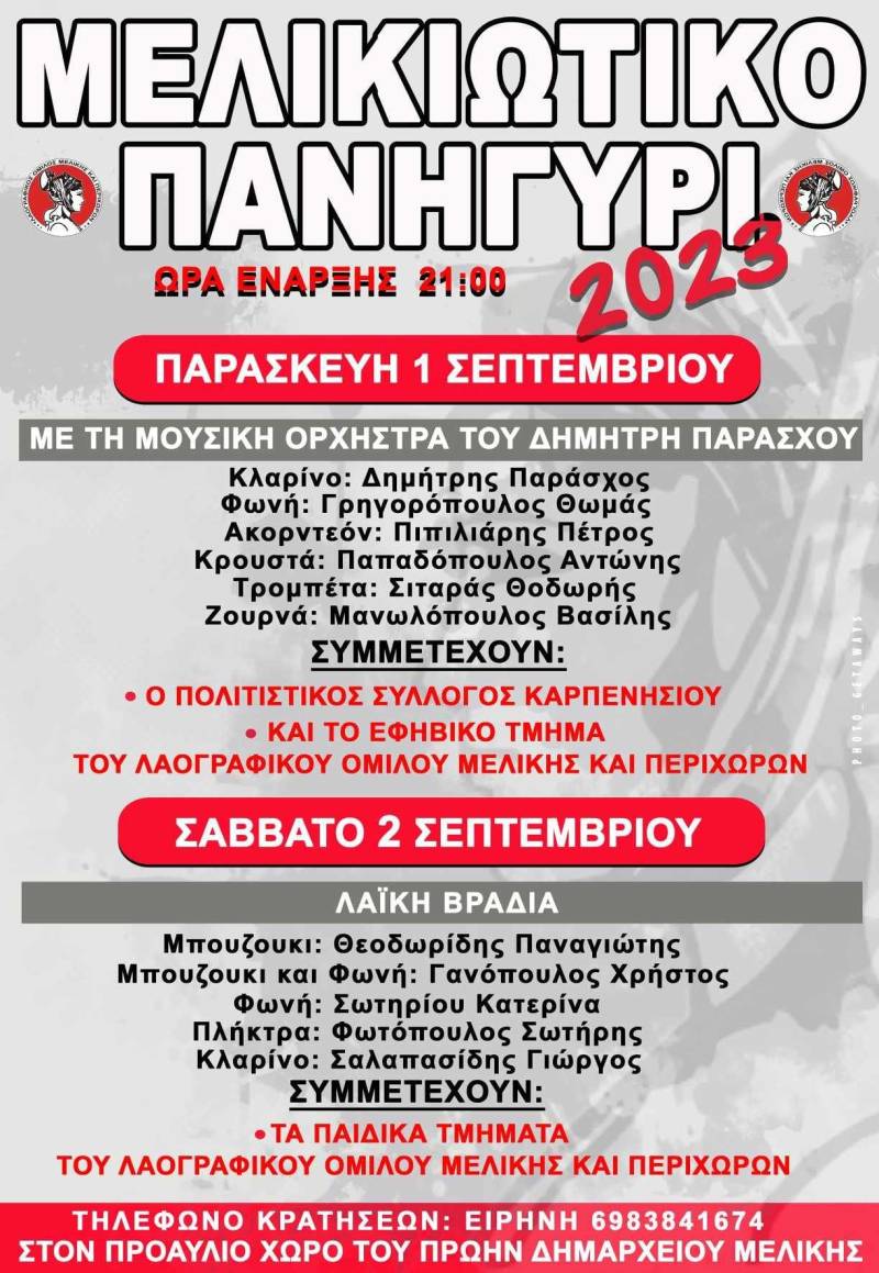 Διήμερο πανηγύρι στην Μελίκη