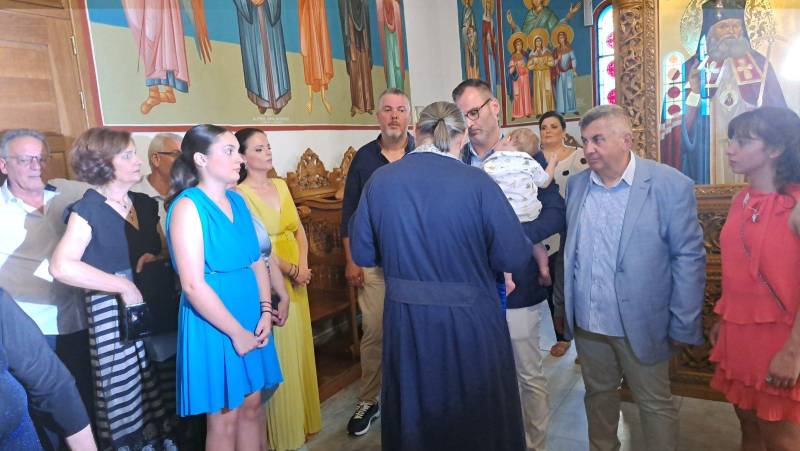 Ο αντιδήμαρχος Τουρισμού Λάζαρος Ασλανίδης βάφτισε τον γιο του