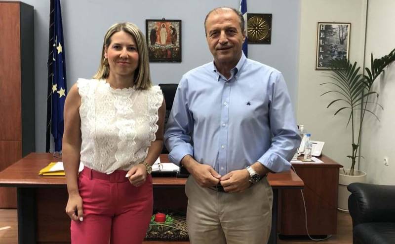 Επίσκεψη της υποψήφιας περιφερειακής συμβούλου Συρμούλας Τζήμα στο Νοσοκομείο Βέροιας