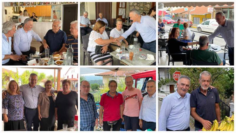 Στα Πιέρια περιόδευσε ο Θεόφιλος Τεληγιαννίδης