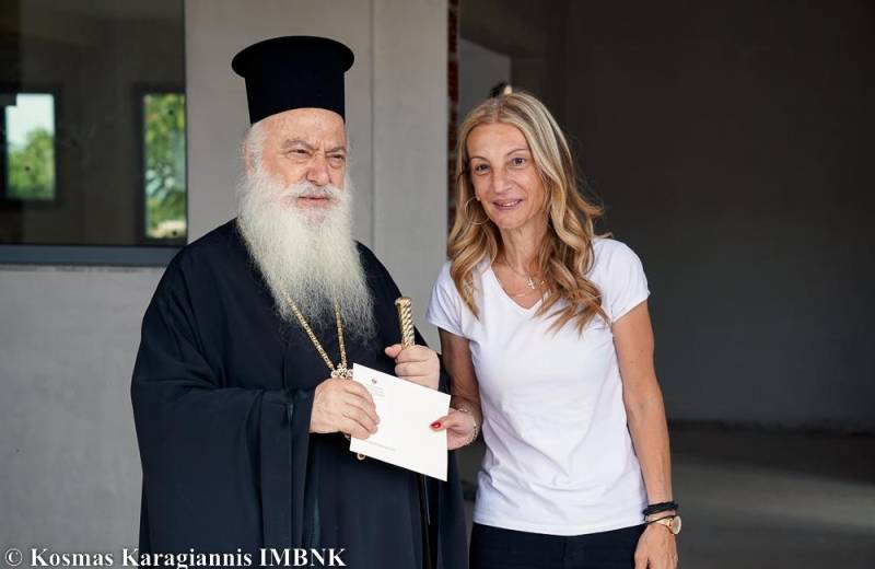 Ο Μητροπολίτης συμπαραστάτης στην ανέγερση του νέου Κ.Δ.Η.Φ. ΑμεΑ στην Πατρίδα