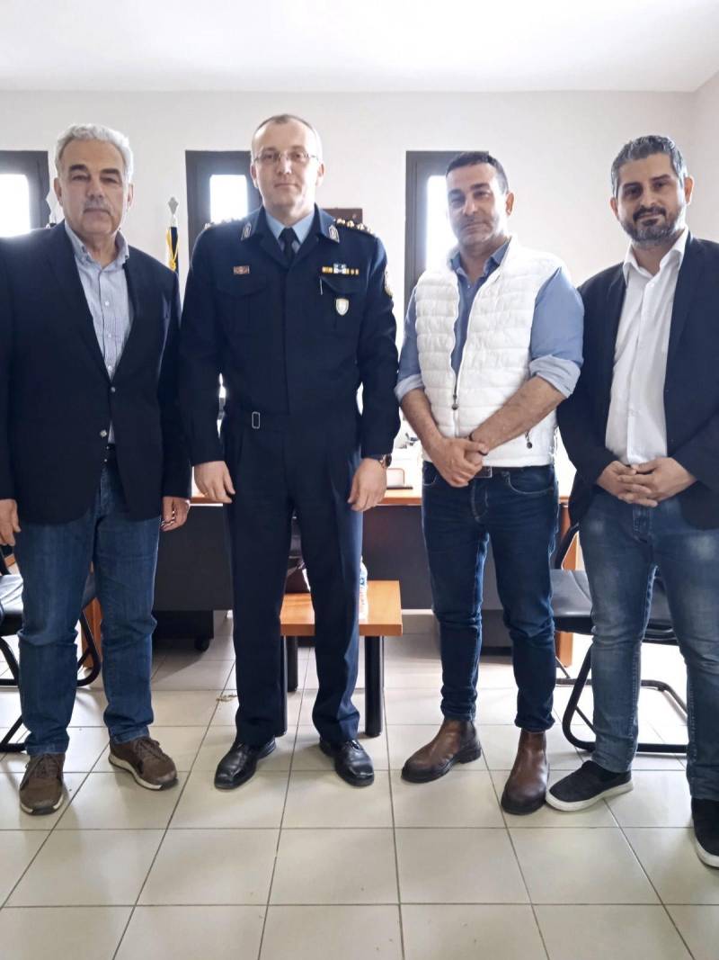 Επίσκεψη κλιμακίου της ΝΕ ΣΥΡΙΖΑ στον Αστυνομικό Διευθυντή Ημαθίας