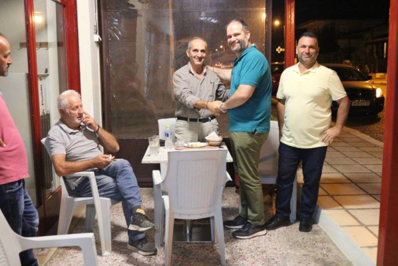 Οδοιπορικό του Νίκου Κουτσογιάννη και του συνδυασμού του Κοινού Τόπου στα χωριά του κάμπου της Νάουσας