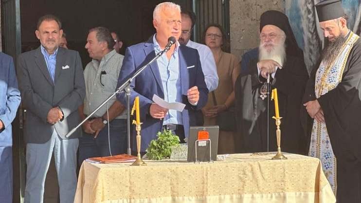 Στον αγιασμό του 3ου – 4ου ΓΕΛ ο Λάζαρος Τσαβδαρίδης