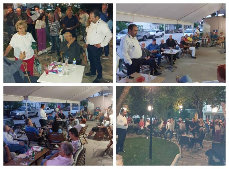 «Ανάπτυξη σε κάθε γωνιά του Δήμου Βέροιας» – Περιοδεία Βοργιαζίδη σε Αγ. Μαρίνα και Αγ. Γεώργιο