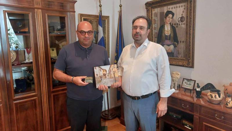 Τον Γενικό Πρόξενο της Γεωργίας υποδέχθηκε ο Δήμαρχος Βέροιας