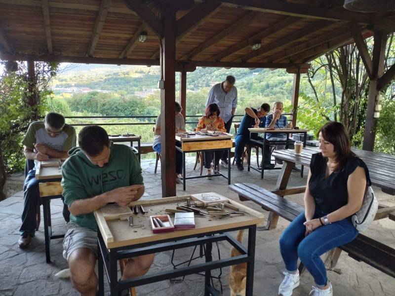 Εικαστικά εργαστήρια στους αμμπελώνες της Νάουσας