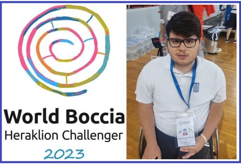 Τέταρτη θέση για τον Ντουμανόπουλο στο World Boccia Heraklion Challenger 2023