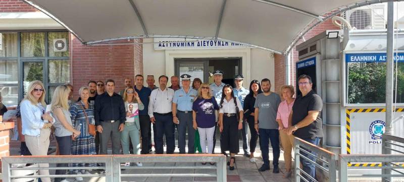 Σε παραγωγικό κλίμα οι συναντήσεις του υποψ. Δημάρχου Κώστα Βοργιαζίδη με ανώτερα στελέχη των Σωμάτων Ασφαλείας – Επίσκεψη στο Δικαστικό Μέγαρο