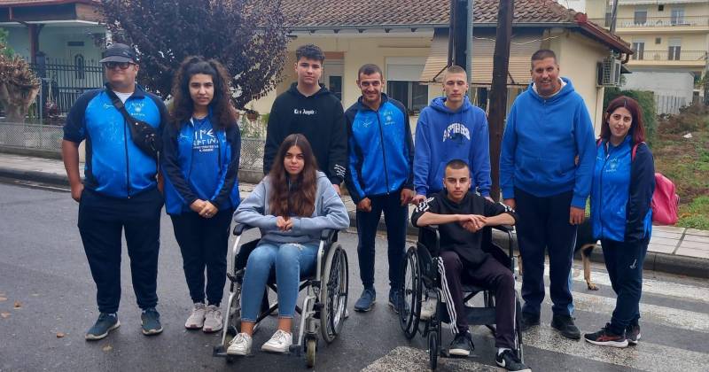 Αντιπροσωπεία του Αθλητικού Σωματείου ΑΜΕΑ “Αιγές” σε σχολεία της Αλεξάνδρειας