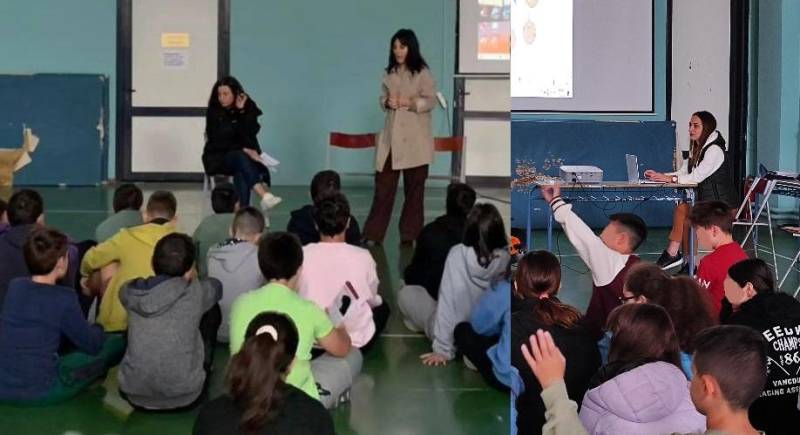 Δράση ενημέρωσης μαθητών του 5ου Γυμνασίου Βέροιας, πάνω σε θέματα βίας και εκφοβισμών