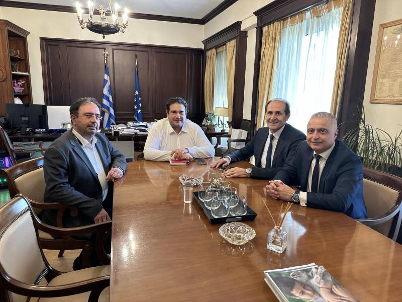 Συνάντηση Βοργιαζίδη με τον Αναπλ. Υπουργό Εσωτερικών Θεόδωρο Λιβάνιο