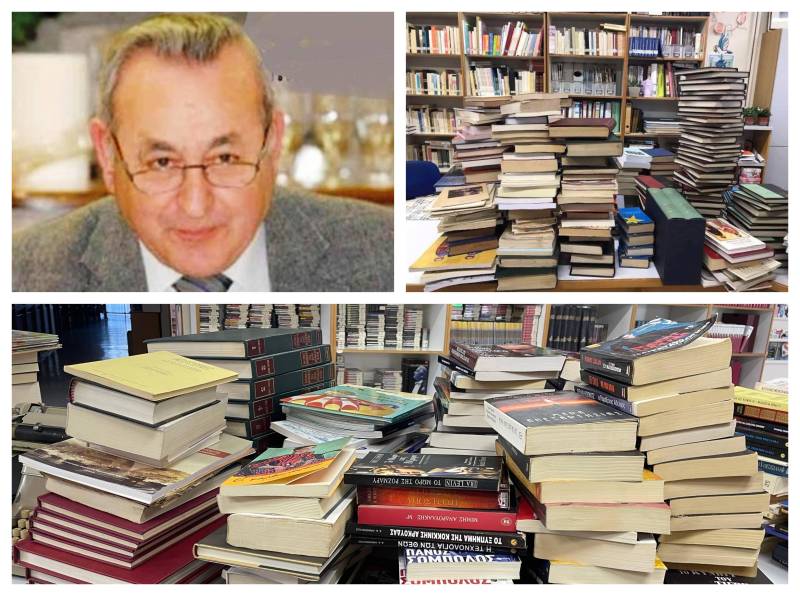 Μεγάλη δωρεά του Θεολόγου-συγγραφέα ερευνητή Παύλου Πυρινού στην Δημοτική Βιβλιοθήκη Βέροιας