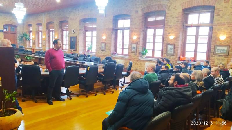 Συνάντηση των εργαζομένων της ΔΕΥΑ με τον Δήμαρχο Βέροιας