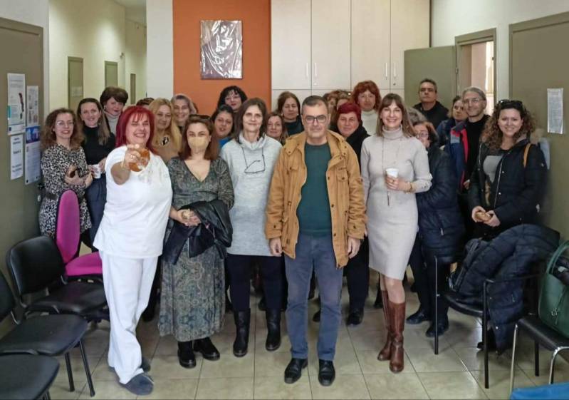 Οι κοινωνικές υπηρεσίες του δήμου Βέροιας έκοψαν την βασιλόπιτα