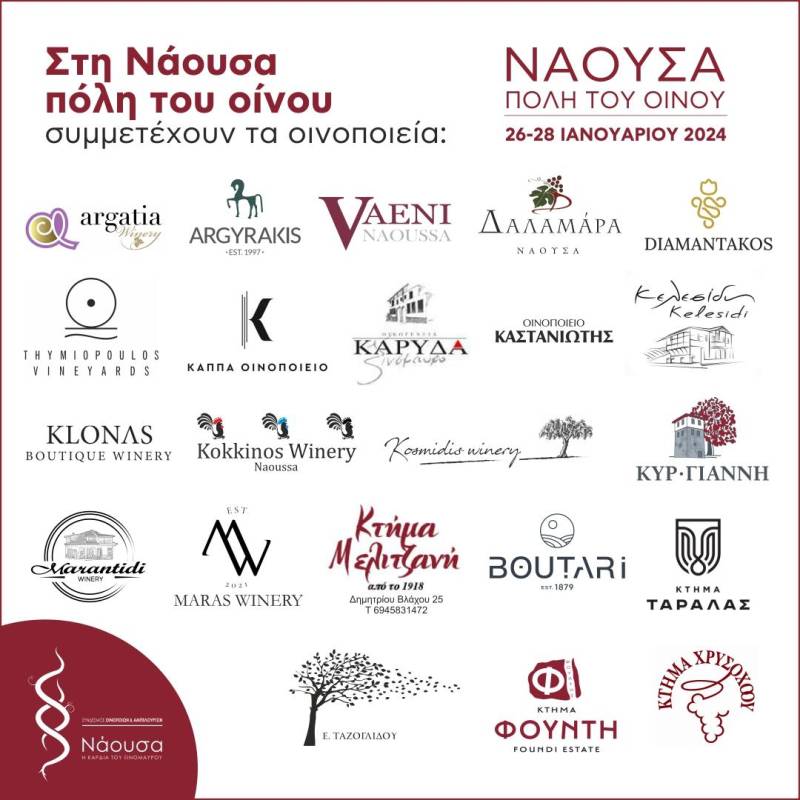 Η γιορτή “Νάουσα, πόλη του οίνου” επιστρέφει