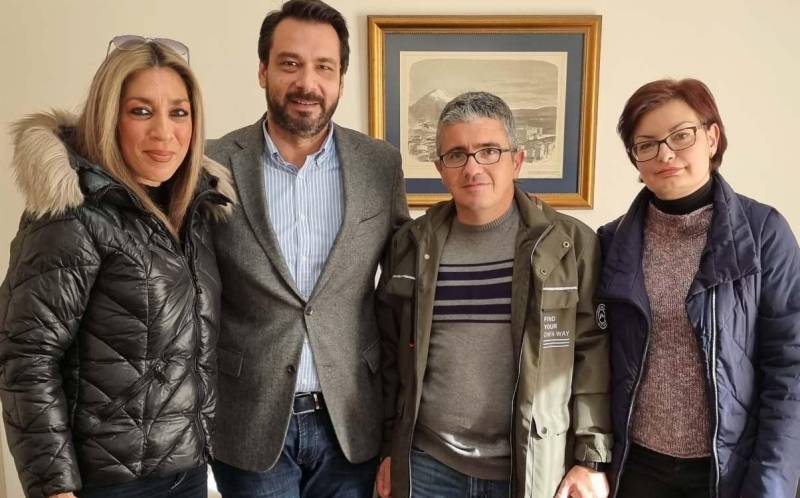 Ο Τάσος Μπαρτζώκας συνάντησε εκπροσώπους του Σωματείου Εργαζομένων Νοσοκομείου Νάουσας