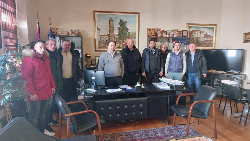 Αντιπροσωπεία αγροτών δέχθηκε ο Δήμαρχος Βέροιας