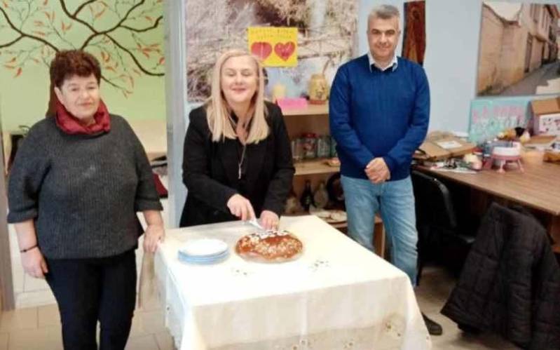 Το Κέντρο Ημερήσιας Φροντίδας Ηλικιωμένων έκοψε την βασιλόπιτα