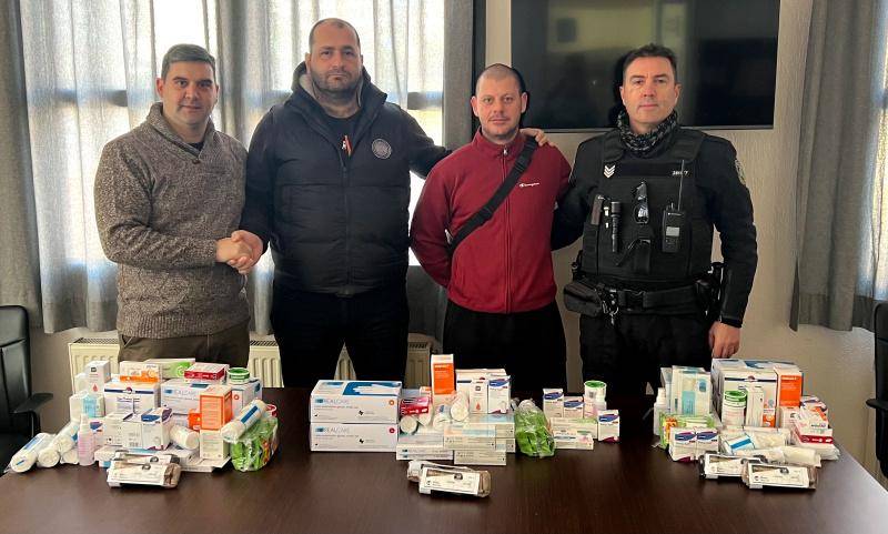Φαρμακευτικό υλικό στις τρεις επιχειρησιακές ομάδες της Διεύθυνσης Αστυνομίας Ημαθίας