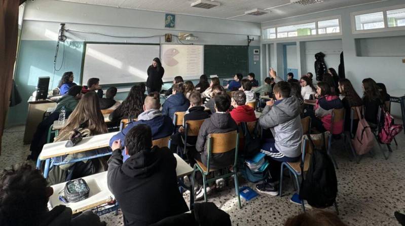 Η Επιστημονική Ομάδα του “Έρασμου” στο 4ο Γυμνάσιο Βέροιας