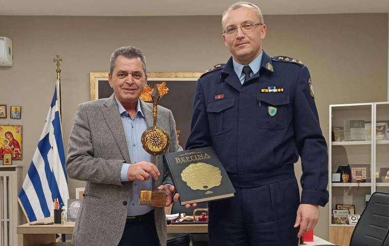 Στον Αντιπεριφερειάρχη Ημαθίας ο νέος Αστυνομικός Διευθυντής