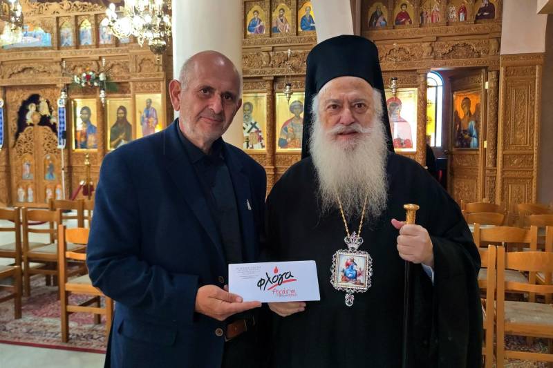 Εύξεινος Λέσχη Νάουσας: Κατέθεσε στην “Φλόγα” τα χρήματα από φιλανθρωπική εκδήλωση