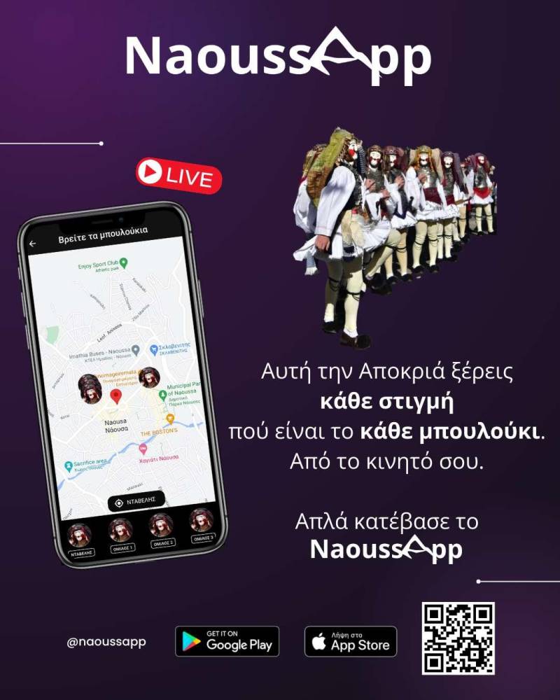 Naoussapp: Η νέα εφαρμογή της πόλης και των κοινοτήτων της Νάουσας
