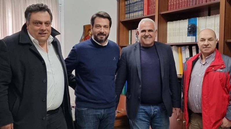 Με εκπροσώπους του ΓΟΕΒ Θεσσαλονίκης συναντήθηκε ο Τάσος Μπαρτζώκας