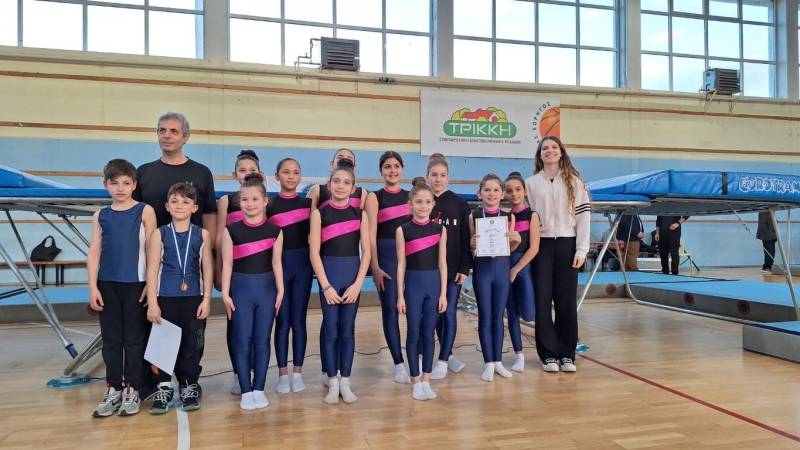 Διακρίσεις του Ηρακλή Νάουσας στον περιφερειακό αγώνα τραμπολίνου