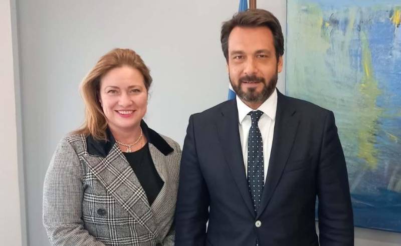 Ο Μπαρτζώκας στη Γ. Γραμματέα του Υπ. Εξωτερικών για την εξωστρέφεια των επιχειρήσεων της Ημαθίας